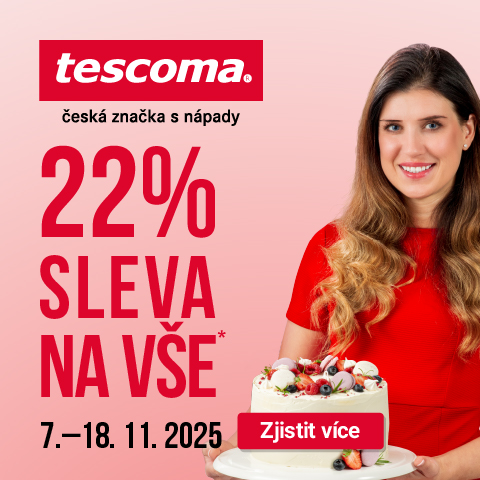 22% sleva na vše!