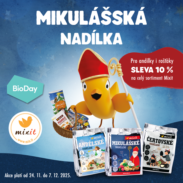MIKULÁŠSKÁ NADÍLKA OD MIXIT!