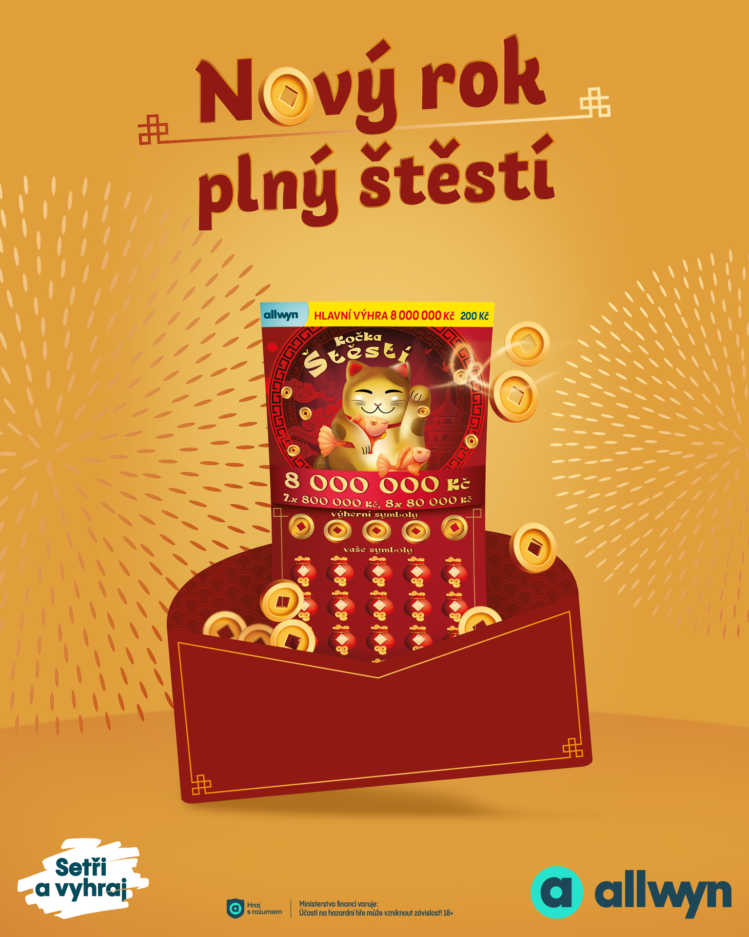 Nový rok plný štěstí.