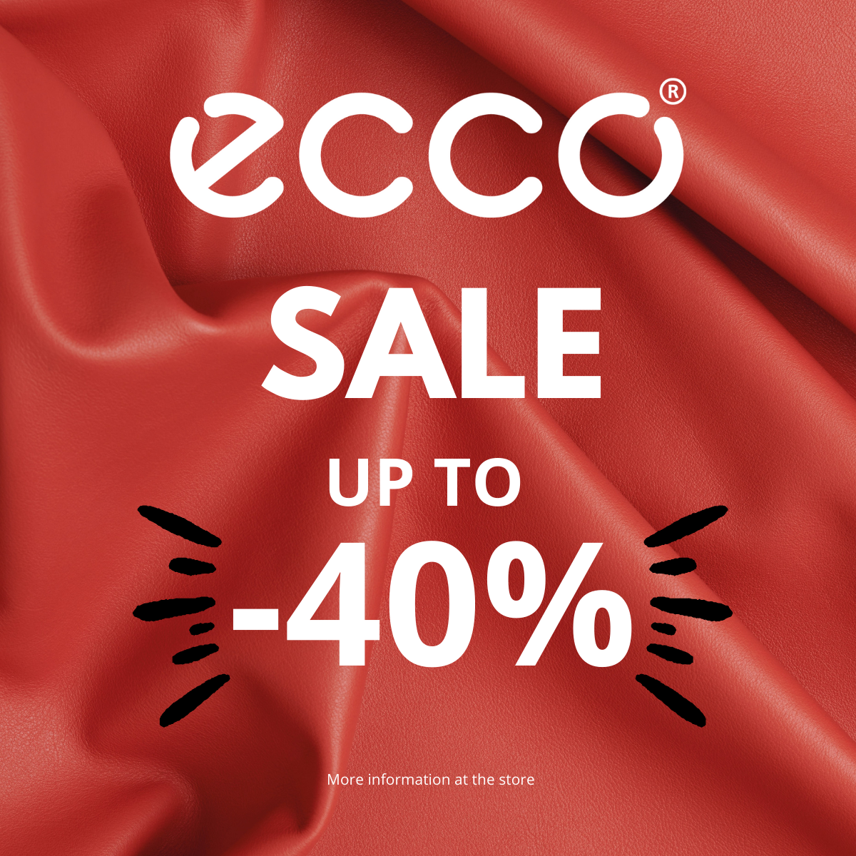 ECCO VÝPRODEJ AŽ 40% SLEVA*