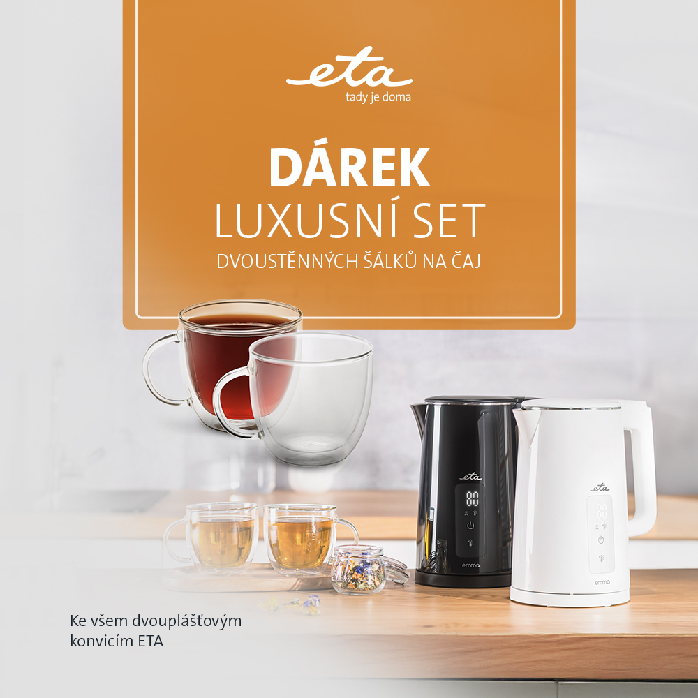 Dárek ke dvouplášťovým konvicím