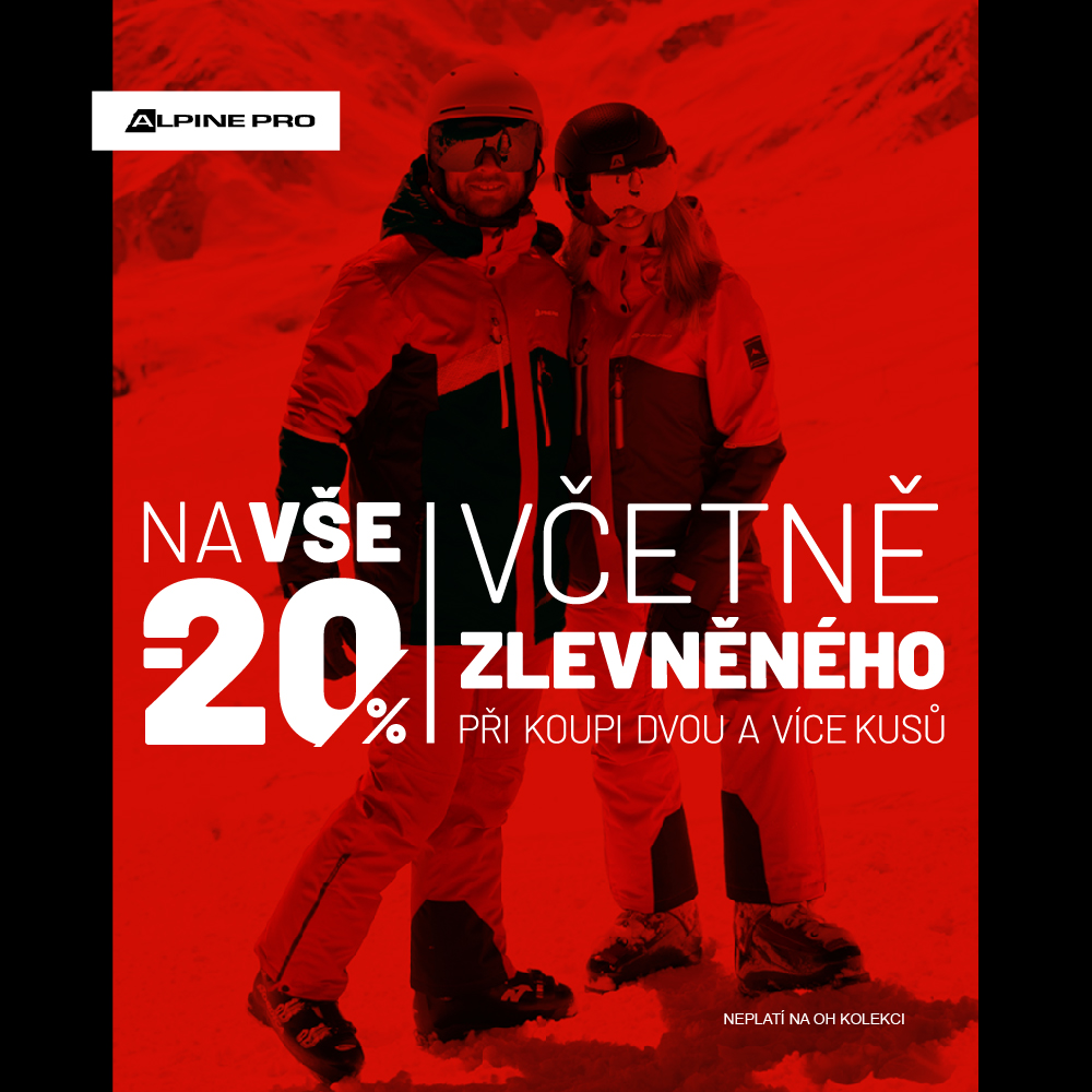 Sleva dalších 20 % na vše, včetně zlevněného při koupi 2 a více ks.