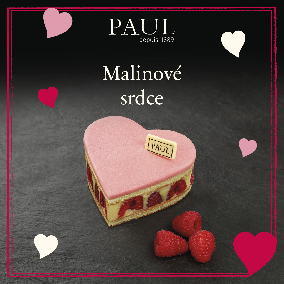 Sladké vyznání lásky ve francouzském stylu v pekařství PAUL