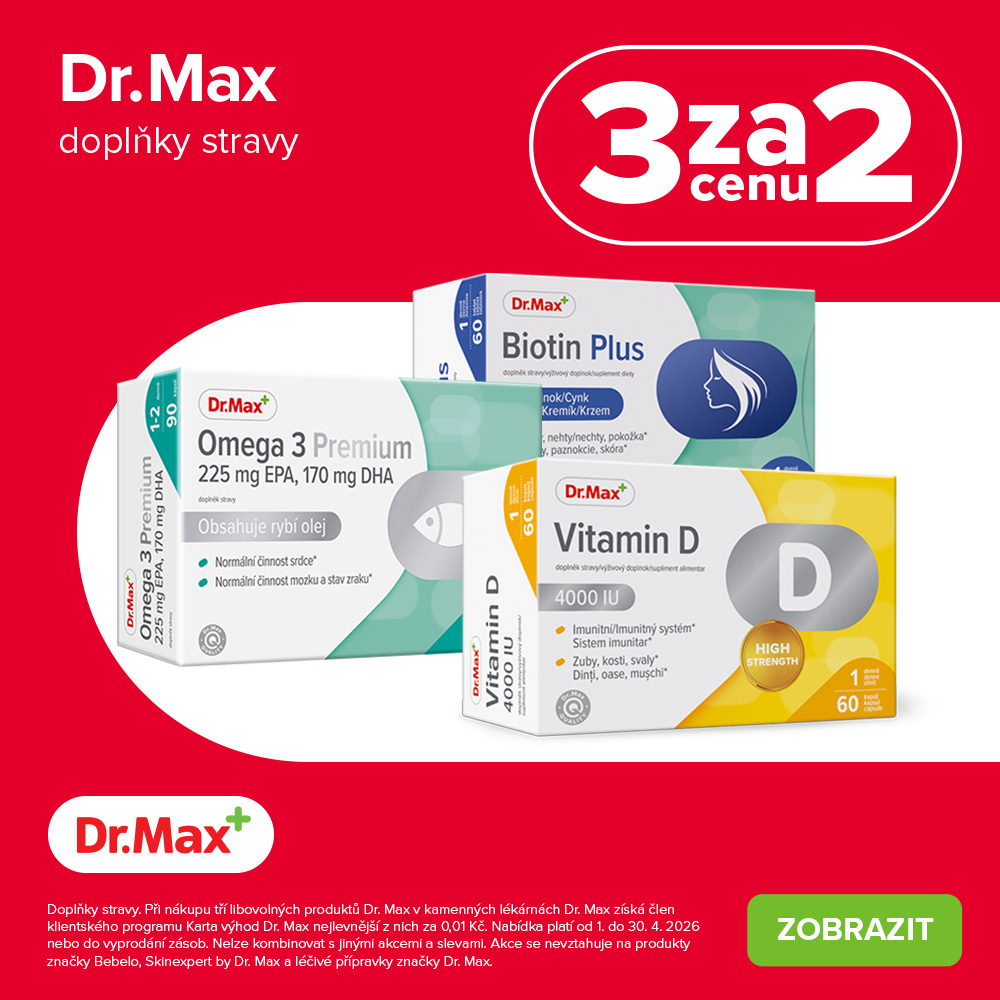 Dr. Max produkty 3 za 2