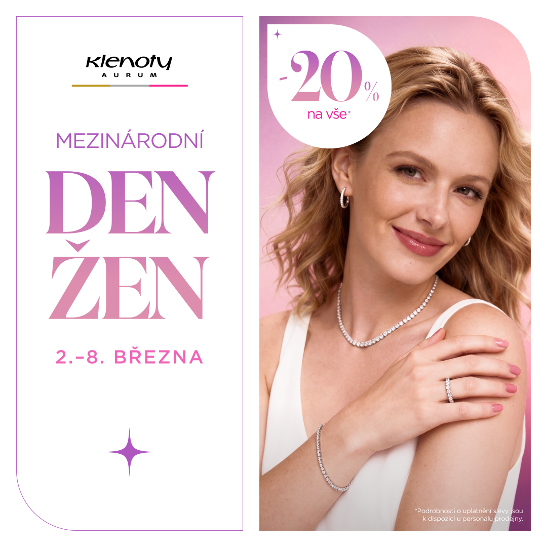 Oslavte Mezinárodní den žen v Klenotech Aurum!