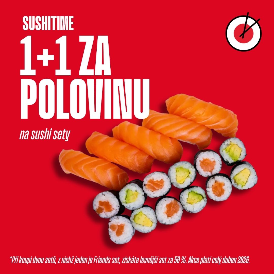 Dubnová akce v SUSHITIME
