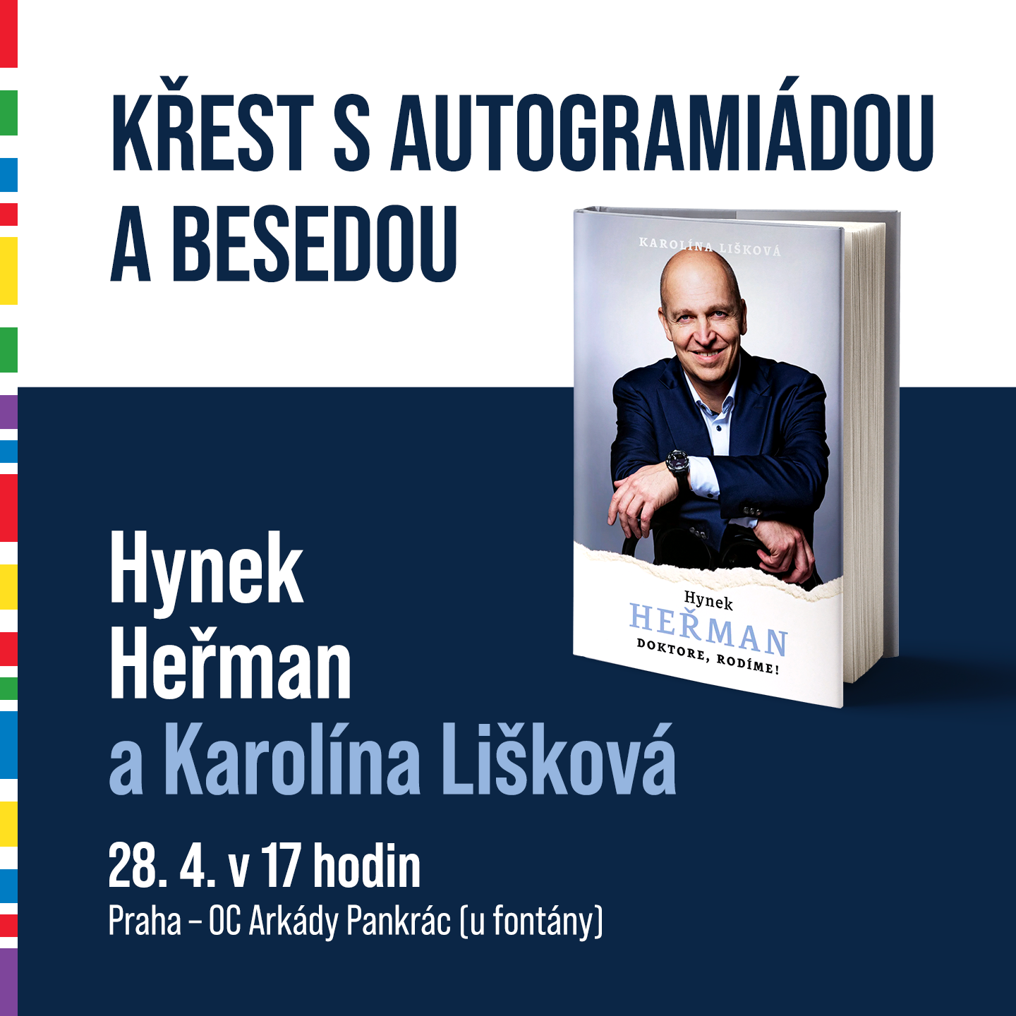 Křest s autogramiádou a besedou