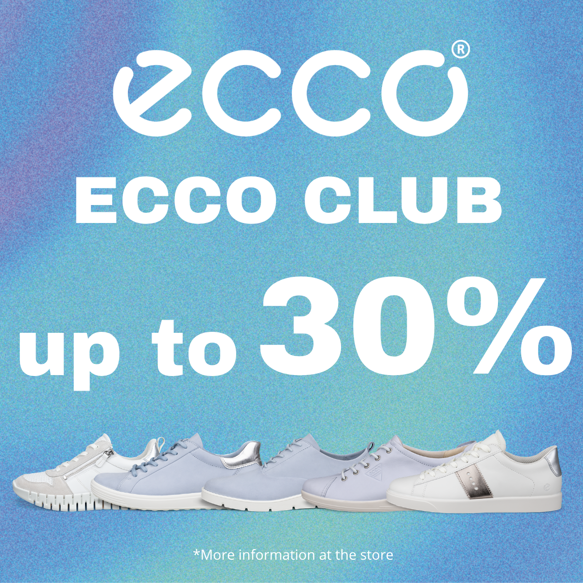 ECCO CLUB: až 30% SLEVA POUZE PRO ČLENY