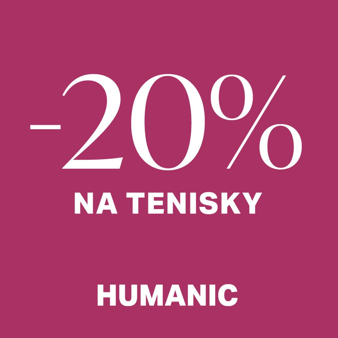 Sleva 20 % na tenisky