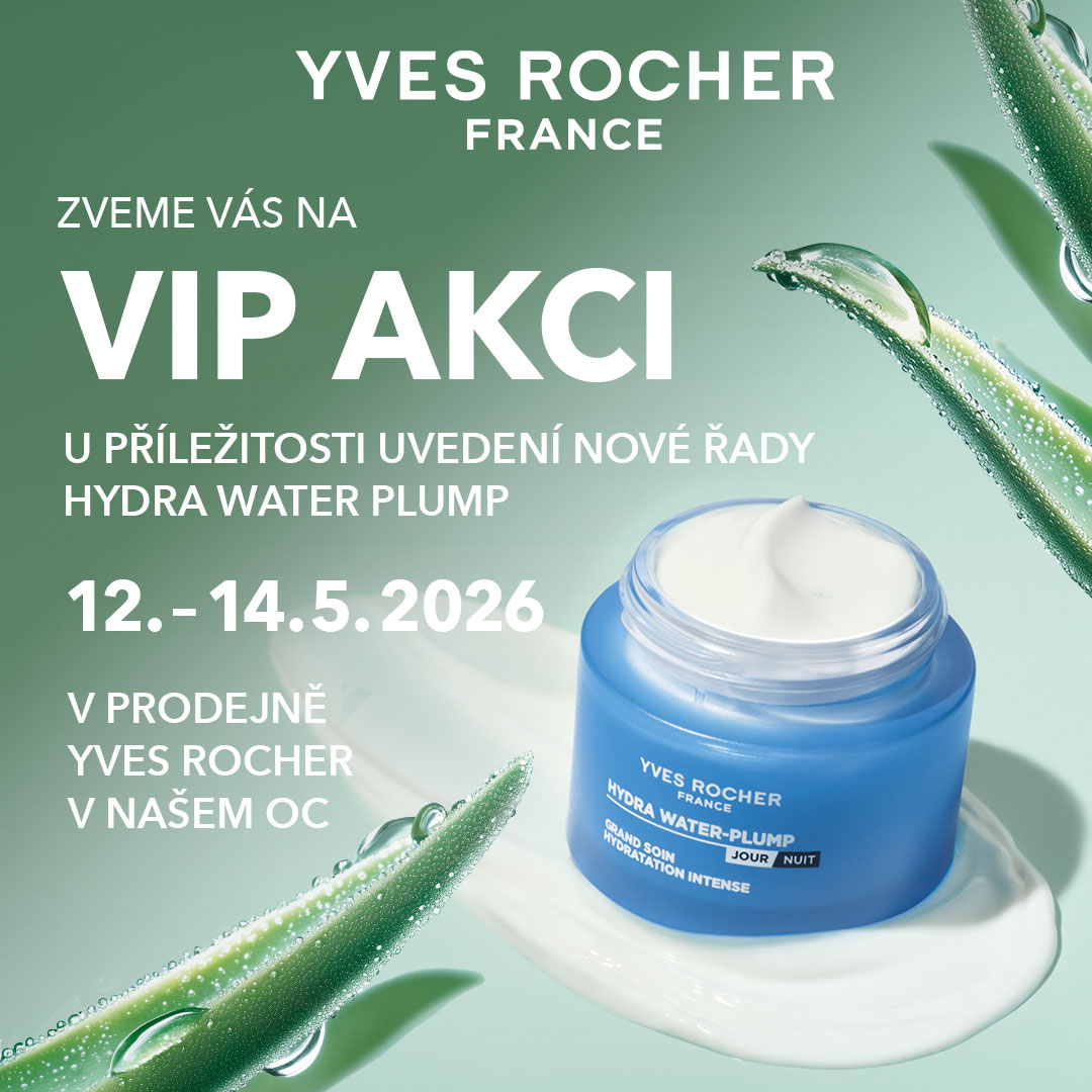 VIP AKCE v prodejně rostlinné kosmetiky Yves Rocher