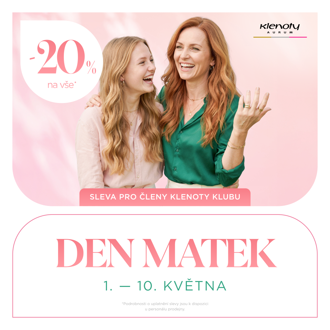 Oslavte Den matek v Klenotech Aurum ✨